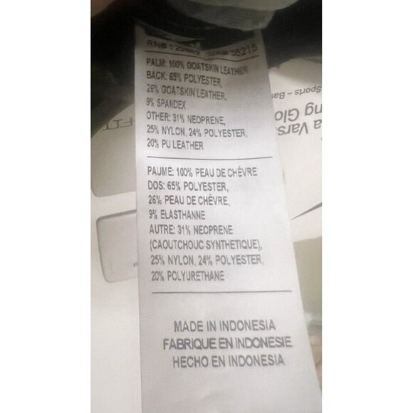 Nike Alpha Varsity Batting Gloves Diamond Baseball Camo Men's Size Medium - Picture 6 of 6